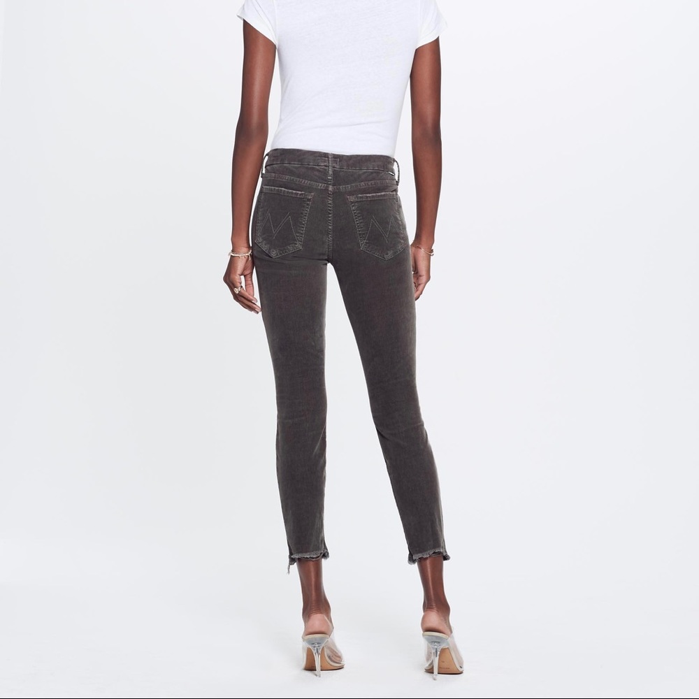 MOTHER Looker Ankle chew Hopscotch High-Waisted Corduroys Pants / 29